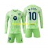 Camisola FC Barcelona Lionel Mess 10 Criança Equipamento Terceiro 2024-2025 Manga Comprida